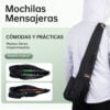 Mochila mensajera porta bastones